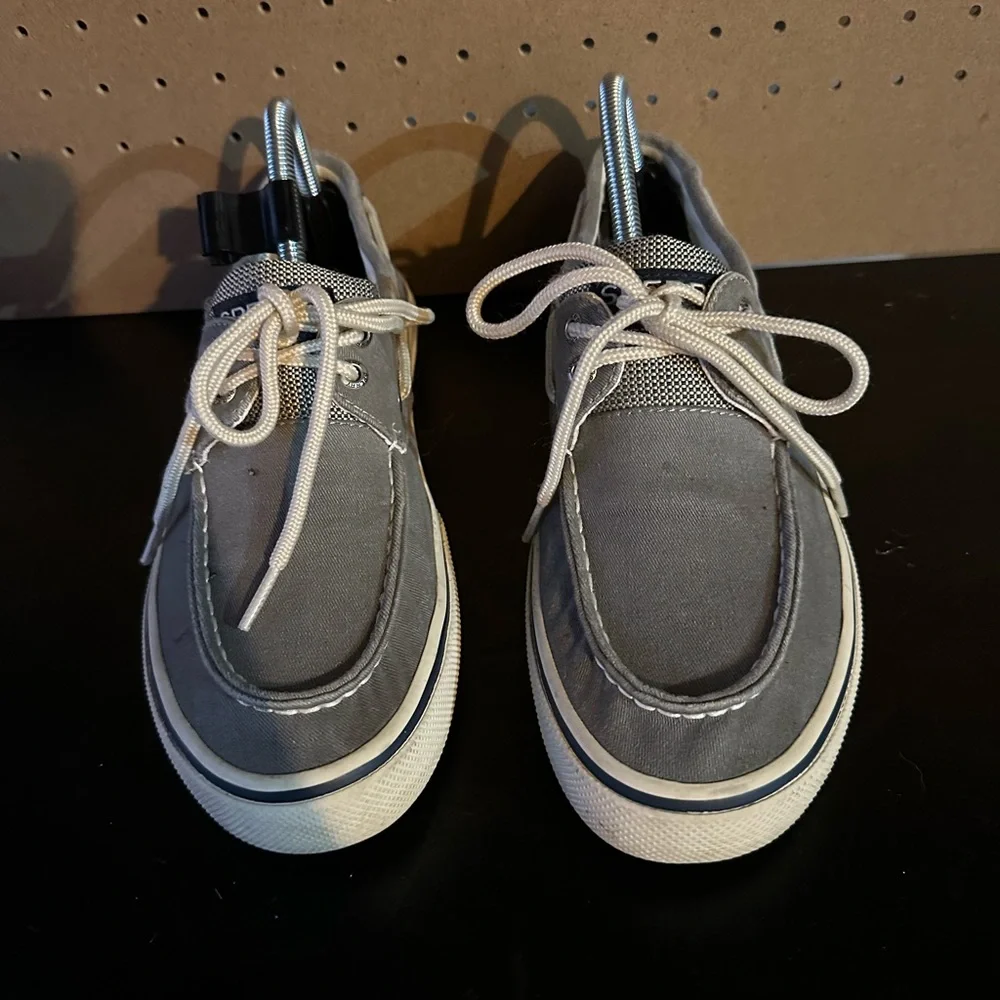 Sperry 0772830: Men's Halyard 2-Eye Grey Shoes Size 8 Sperry Men's